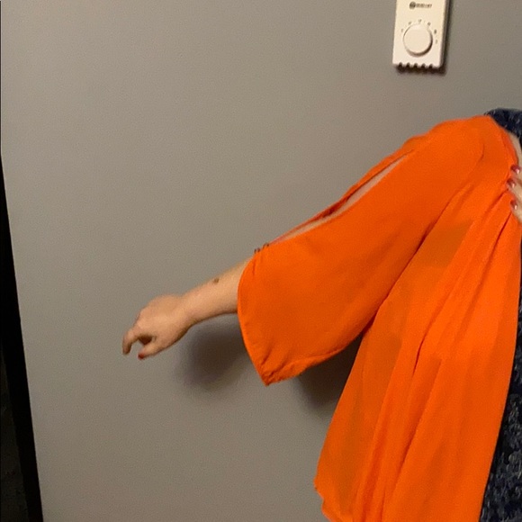 Blouse /Tunic - gorgeous orange colour - Picture 3 of 4